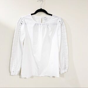 J.Crew Factory White Blouse Size Extra Small